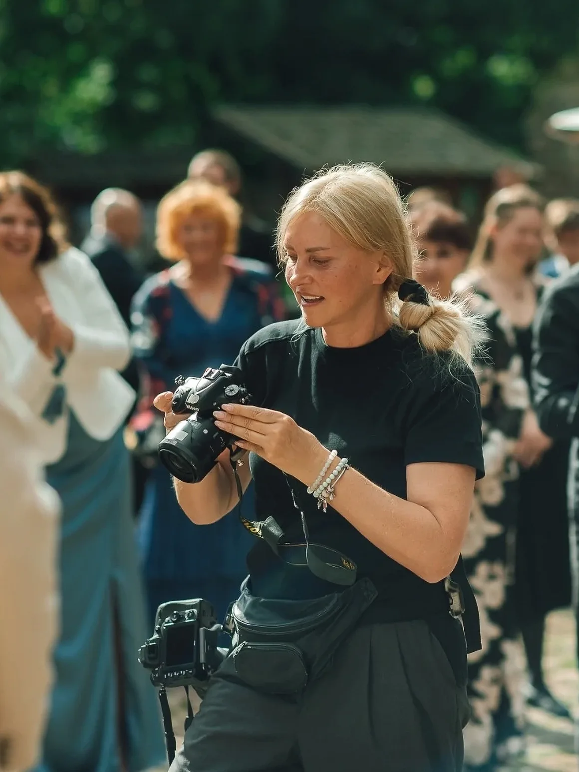 Natalia Tschischik bei der Arbeit — Hochzeitsfotografin Kassel