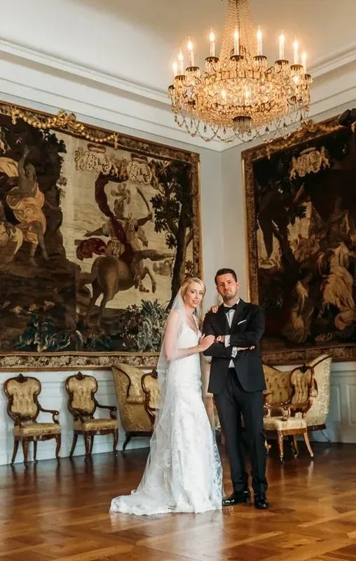 Hochzeit Schloss Bad Arolsen — Brautpaar Portrait
