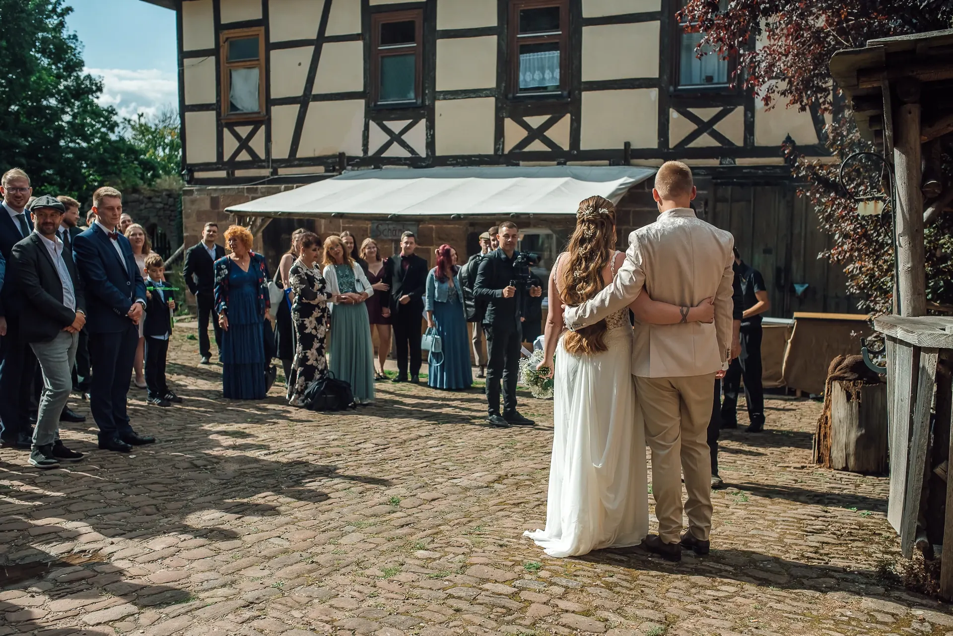 Lachen und Feiern — Sektempfang Schloss Berlepsch