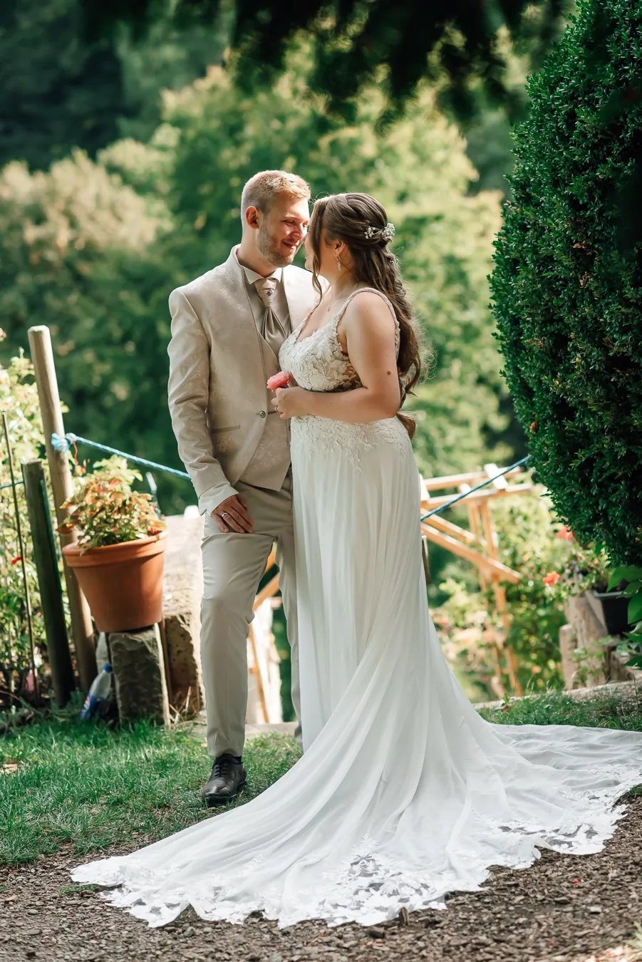 Brautpaar im Schloss Berlepsch — A & W Hochzeit Witzenhausen